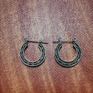 Elegant Silver Hoop Earrings